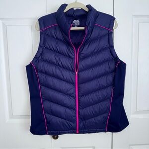 Slazenger Women’s Golf Tech Down Navy & pink Puffer Vest Size XXL